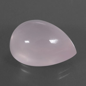 11.14 ct Pink Rose Quartz Stone, Natural Rose Quartz in Pear Cabochon Shape for Sale