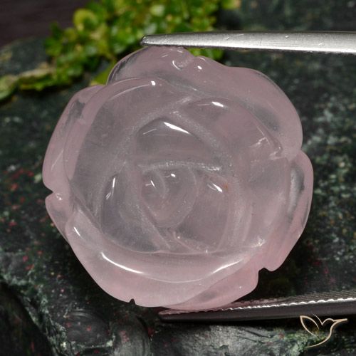 Rosado coral Cuarzo Rosa Gema - 41ct Rosa tallada (ID: 322630)
