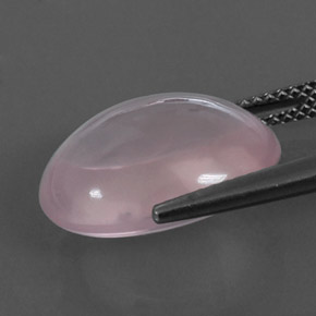 Rose Quartz Gemstone in 16 x 12.5 mm Size for Sale, Rose Quartz Stone in Pink Color