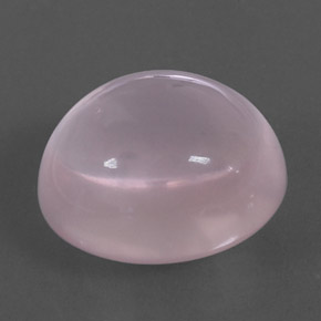 14.93 ct Pink Rose Quartz Stone, Natural Rose Quartz in Oval Cabochon Shape for Sale