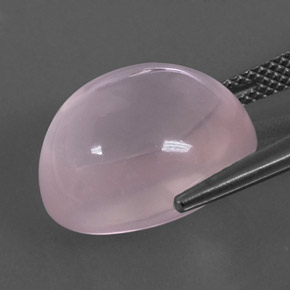 Rose Quartz Gemstone in 15.8 x 13.4 mm Size for Sale, Rose Quartz Stone in Pink Color