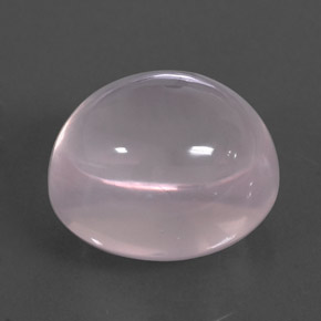 19.38 ct Pink Rose Quartz Stone, Natural Rose Quartz in Oval Cabochon Shape for Sale