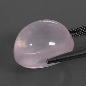 Rose Quartz Gemstone in 16.6 x 14.4 mm Size for Sale, Rose Quartz Stone in Pink Color