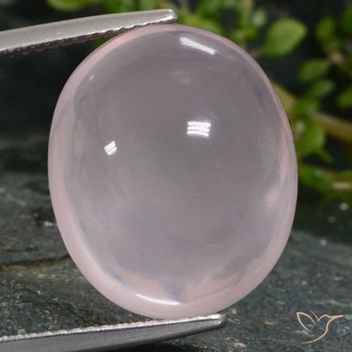 16.28ct Natural Light Pink Rose Quartz, Oval, Translucent