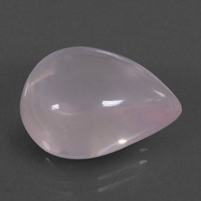 15.41 ct Pink Rose Quartz Stone, Natural Rose Quartz in Pear Cabochon Shape for Sale