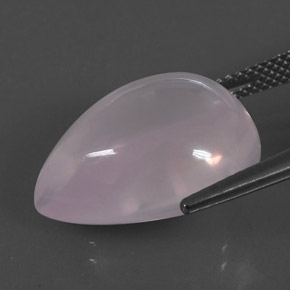 Rose Quartz Gemstone in 18.4 x 14.5 mm Size for Sale, Rose Quartz Stone in Pink Color