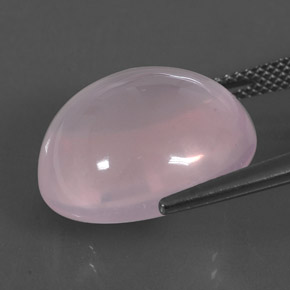 Rose Quartz Gemstone in 17.2 x 15.9 mm Size for Sale, Rose Quartz Stone in Pink Color