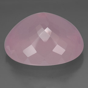Rose Quartz Gemstone in 37.6 x 32.2 mm Size for Sale, Rose Quartz Stone in Pink Color