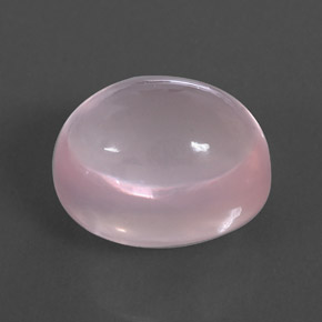 15.03 ct Pink Rose Quartz Stone, Natural Rose Quartz in Oval Cabochon Shape for Sale