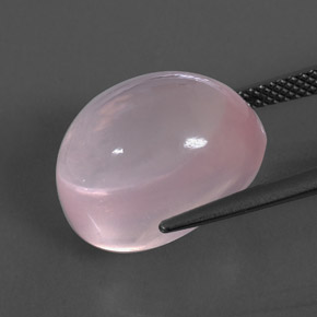 Rose Quartz Gemstone in 16 x 12 mm (calibrated) Size for Sale, Rose Quartz Stone in Pink Color