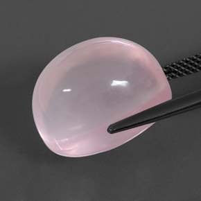 Rose Quartz Gemstone in 16 x 12 mm (calibrated) Size for Sale, Rose Quartz Stone in Pink Color