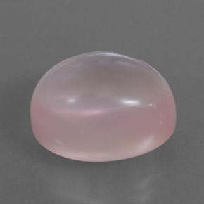 15.32 ct Pink Rose Quartz Stone, Natural Rose Quartz in Oval Cabochon Shape for Sale