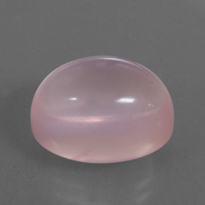 15.16 ct Pink Rose Quartz Stone, Natural Rose Quartz in Oval Cabochon Shape for Sale
