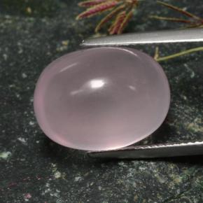 15.87 ct Pink Rose Quartz Stone, Natural Rose Quartz in Oval Cabochon Shape for Sale
