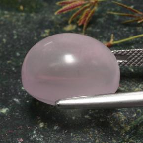 Rose Quartz Gemstone in 16 x 12 mm (calibrated) Size for Sale, Rose Quartz Stone in Coral Pink Color