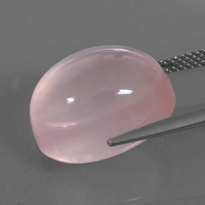 Rose Quartz Gemstone in 16 x 12 mm (calibrated) Size for Sale, Rose Quartz Stone in Pink Color