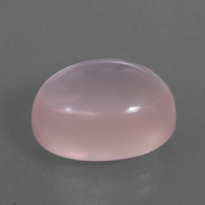 13.11 ct Pink Rose Quartz Stone, Natural Rose Quartz in Oval Cabochon Shape for Sale