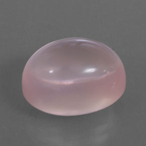 14.96 ct Pink Rose Quartz Stone, Natural Rose Quartz in Oval Cabochon Shape for Sale