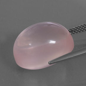 Rose Quartz Gemstone in 16.1 x 12.2 mm Size for Sale, Rose Quartz Stone in Pink Color