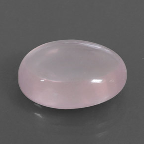 10.64 ct Pink Rose Quartz Stone, Natural Rose Quartz in Oval Cabochon Shape for Sale