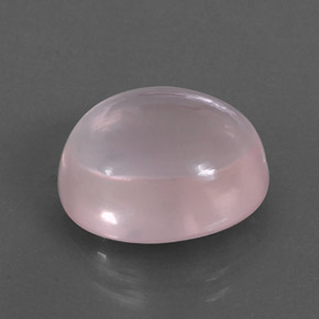 9.72 ct Pink Rose Quartz Stone, Natural Rose Quartz in Oval Cabochon Shape for Sale