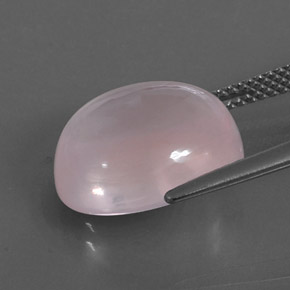 Rose Quartz Gemstone in 14 x 12 mm (calibrated) Size for Sale, Rose Quartz Stone in Pink Color
