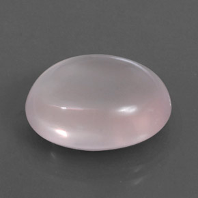 10.46 ct Pink Rose Quartz Stone, Natural Rose Quartz in Oval Cabochon Shape for Sale