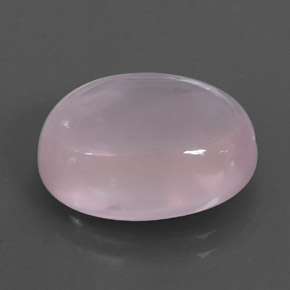 11.13 ct Pink Rose Quartz Stone, Natural Rose Quartz in Oval Cabochon Shape for Sale