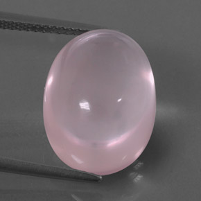 Bubblegum Pink Розовый Кварц Камень - 13.5ct Овал Кабошон (ID: 323996)