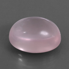 13.49 ct Pink Rose Quartz Stone, Natural Rose Quartz in Oval Cabochon Shape for Sale