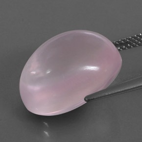 Rose Quartz Gemstone in 16 x 12 mm (calibrated) Size for Sale, Rose Quartz Stone in Bubblegum Pink Color