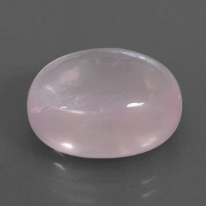 12.90 ct Pink Rose Quartz Stone, Natural Rose Quartz in Oval Cabochon Shape for Sale