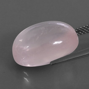 Rose Quartz Gemstone in 16 x 12 mm (calibrated) Size for Sale, Rose Quartz Stone in Pink Color
