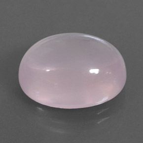 11.90 ct Pink Rose Quartz Stone, Natural Rose Quartz in Oval Cabochon Shape for Sale