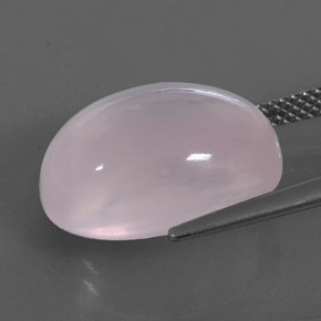 Rose Quartz Gemstone in 16 x 12 mm (calibrated) Size for Sale, Rose Quartz Stone in Pink Color