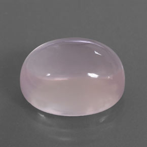 12.86 ct Pink Rose Quartz Stone, Natural Rose Quartz in Oval Cabochon Shape for Sale