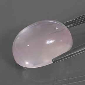 Rose Quartz Gemstone in 16 x 12 mm (calibrated) Size for Sale, Rose Quartz Stone in Light Pink Color
