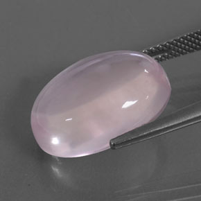 Rose Quartz Gemstone in 16 x 12 mm (calibrated) Size for Sale, Rose Quartz Stone in Pink Color