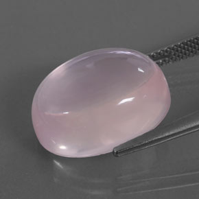 Rose Quartz Gemstone in 16 x 12 mm (calibrated) Size for Sale, Rose Quartz Stone in Bubblegum Pink Color