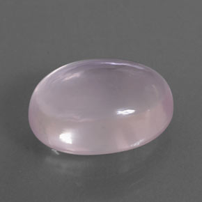 10.77 ct Pink Rose Quartz Stone, Natural Rose Quartz in Oval Cabochon Shape for Sale