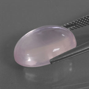 Rose Quartz Gemstone in 16.2 x 12.2 mm Size for Sale, Rose Quartz Stone in Pink Color