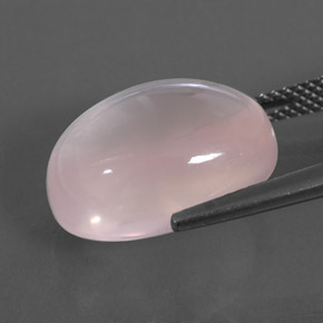 Rose Quartz Gemstone in 16.2 x 12.2 mm Size for Sale, Rose Quartz Stone in Pink Color