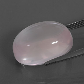 Rose Quartz Gemstone in 16 x 12 mm (calibrated) Size for Sale, Rose Quartz Stone in Very Light Pink Color