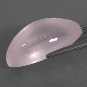 Rose Quartz Gemstone in 22.6 x 12 mm Size for Sale, Rose Quartz Stone in Light Pink  Color