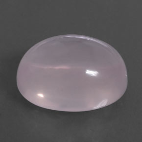 11.87 ct Pink Rose Quartz Stone, Natural Rose Quartz in Oval Cabochon Shape for Sale
