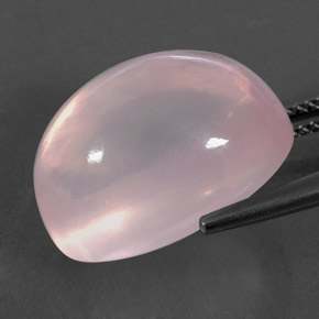 Rose Quartz Gemstone in 18 x 13 mm (calibrated) Size for Sale, Rose Quartz Stone in Pink Color