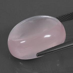 Rose Quartz Gemstone in 20 x 15 mm (calibrated) Size for Sale, Rose Quartz Stone in Pink Color
