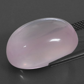 Rose Quartz Gemstone in 20 x 15 mm (calibrated) Size for Sale, Rose Quartz Stone in Light Pink  Color