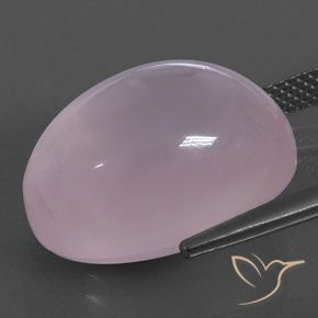 Rose Quartz Gemstone in 18 x 13 mm (calibrated) Size for Sale, Rose Quartz Stone in Medium Rose Pink Color