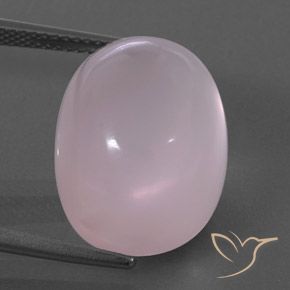 22.11ct Natural Bubblegum Pink Rose Quartz, Oval, Transparent/Translucent